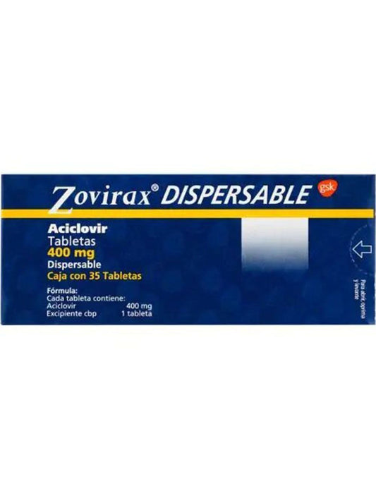 ZOVIRAX DISP 400MG TAB C35